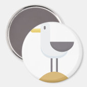 Seegras Magnet (Vorderseite/Rückseite)