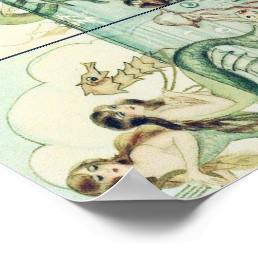 Seegras Poster (Ecke)