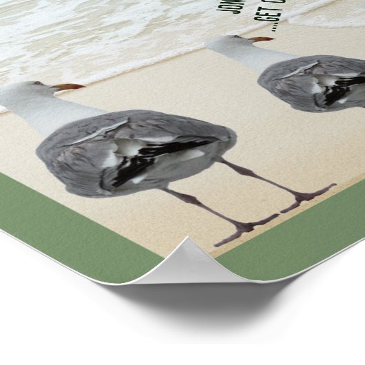 Seegras Poster (Ecke)