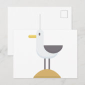 Seegras Postkarte (Vorne/Hinten)