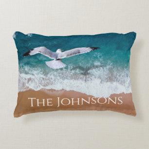 Seegras über der Meeresküste Dekokissen