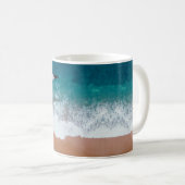 Seegras über der Meeresküste Kaffeetasse (VorderseiteRechts)