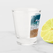Seegras über der Meeresküste Schnapsglas (Links)