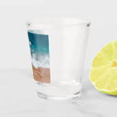 Seegras über der Meeresküste Schnapsglas (Rechts)