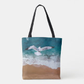 Seegras über der Meeresküste Tasche (Rückseite)