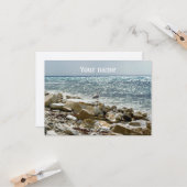 Seegras und Seeschiffe Karte (Vorderseite/Rückseite Beispiel)