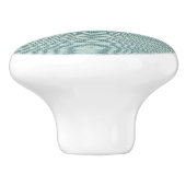 Seegrasmuster Keramikknauf (Seitenansicht)