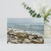 Seegrund RSVP Karte (Stehend Vorderseite)