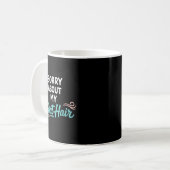 Seehaar, völlig egal, zerzaustes Bootshaar Seebräu Kaffeetasse (Vorderseite Links)