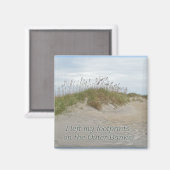 Seehaare auf Sanddünenfeldern NC Magnet (Vorderseite/Rückseite)
