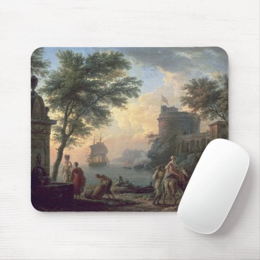 Seehafen, 1763 mousepad (Mit Mouse)
