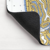 Seehafen-Diagramm Mousepad Neapels, Florida (Ecke)