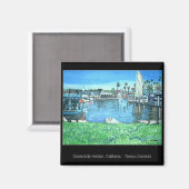 Seehafen, Kalifornien Magnet (Vorderseite/Rückseite)