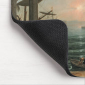 Seehafen mit der Einschiffung Mousepad (Ecke)