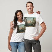 Seehafen mit der Einschiffung T-Shirt (Unisex)