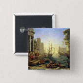 Seehafen mit der Einschiffung von St Ursula Button (Vorne & Hinten)