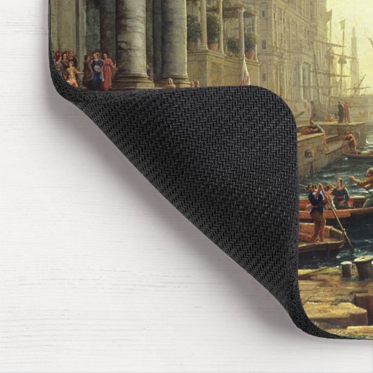 Seehafen mit der Einschiffung von St Ursula Mousepad (Ecke)