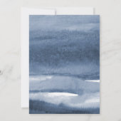 Seehafen Morning Wedding Einladung (Rückseite)