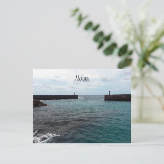 Seehafen Postkarte (Stehend Vorderseite)