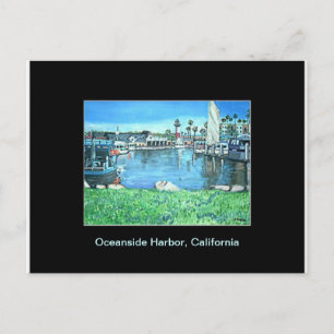 Seehafen, Postkarte von Kalifornien