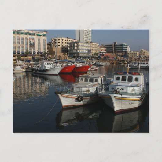 Seehafen Tartus, Syrien Postkarte (Vorderseite)
