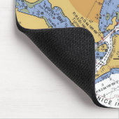 Seehafendiagramm Mousepad Venedigs, Florida (Ecke)