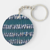 Seehafenflugzeug Schlüsselanhänger (Rückseite)