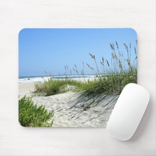 Seehafer bei Ocracoke Mousepad (Mit Mouse)