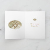 Seehafer-Beileid von beiden von uns Karte (Innenseite)