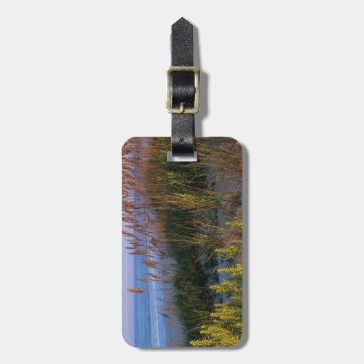 Seehafer und -strand gepäckanhänger (Vorderseite vertikal)