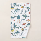 Seehai-Tanzmonographie Badhandtuch Set (Handtuch)