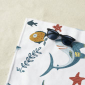 Seehai-Tanzmonographie Strandtuch (Beispiel)