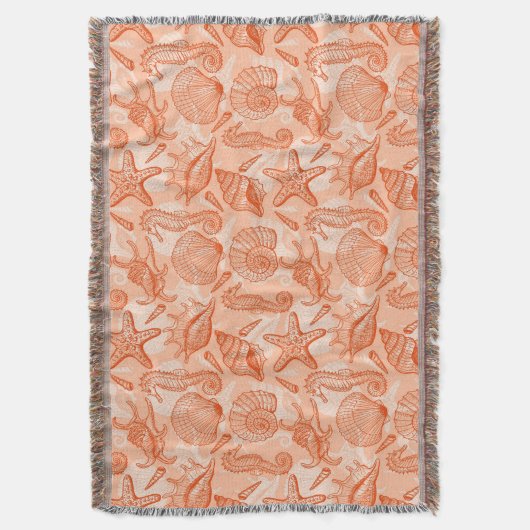 Seehand gezeichnetes Muster Decke (Vorderseite Vertikal)