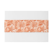 Seehand gezeichnetes Muster Einladungsbanderole (Rückseitenbeispiel)