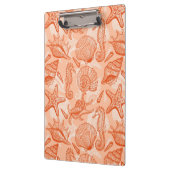 Seehand gezeichnetes Muster Klemmbrett (Links)