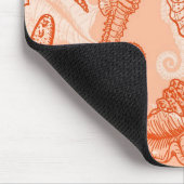 Seehand gezeichnetes Muster Mousepad (Ecke)