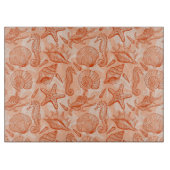 Seehand gezeichnetes Muster Schneidebrett (Vorderseite)