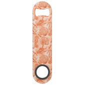 Seehand gezeichnetes Muster Speedflaschenöffner (Rückseite)