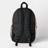 Seehandgezeichnet Bedruckter Rucksack (Rückseite)