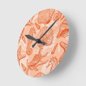Seehandgezeichnet Runde Wanduhr (Winkel)