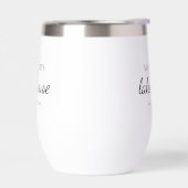 Seehaus Chic Simple Typografie Personalisiert (Links)