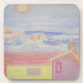 Seehaus Getränkeuntersetzer (Vorderseite)