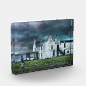 Seehaus Landschaft Fotoblock (Links)