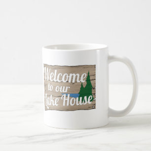 Seehaus Willkommen Kaffeetasse