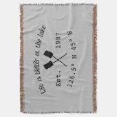 Seehaus wird gemietet. Datum Jahr benutzerdefinier Decke (Vorderseite Vertikal)