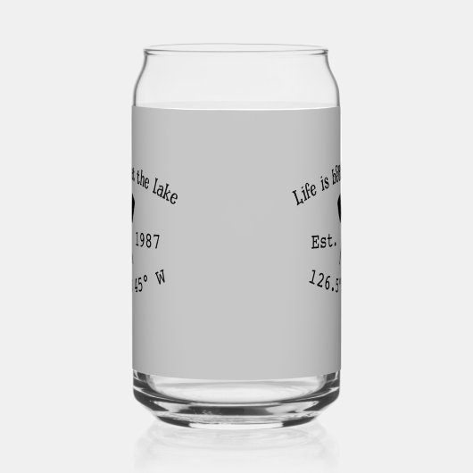 Seehaus wird gemietet. Datum Jahr benutzerdefinier Dosenglas (Rechts)