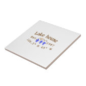 Seehaus wird gemietet. Datum Jahr benutzerdefinier Fliese (Seite)