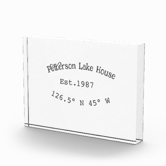 Seehaus wird gemietet. Datum Jahr benutzerdefinier Fotoblock (Rechts)