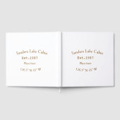 Seehaus wird gemietet. Datum Jahr benutzerdefinier Gästebuch (Voll)