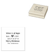 Seehaus wird gemietet. Datum Jahr benutzerdefinier Gummistempel (Stempel)